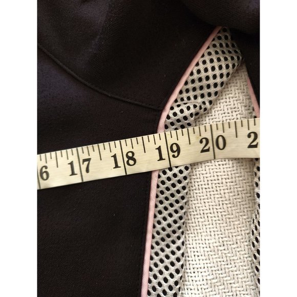 Nike Black Hoodie Zip Up Jacket Pink Stripe - Picture 4 of 11